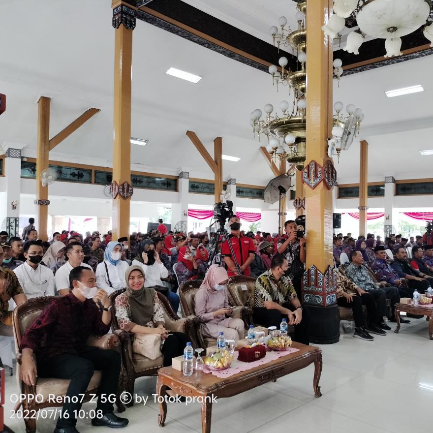 Antusiasme Perangkat Desa Hadiri Harlah PPDI Kabupaten Ngawi Ke-16